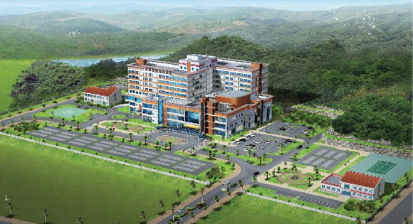 Phối cảnh Dự án Bệnh viện đa khoa Hospital project perspective